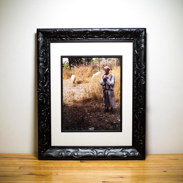 Framed photograph: Ramallah